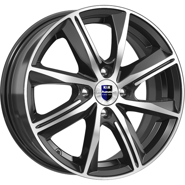 Литой диск K&K (КС890) Арнар 6x15/4x100 D60.1 ET50 алмаз чёрный .r75147SK комплект 4шт.