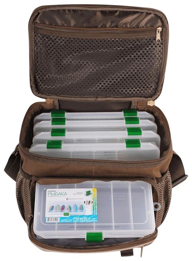 Сумка FisherBox C101 (в комплекте 5 кор. fisherbox: 250-2 шт,  250sh-2 шт,  216-1 шт.)