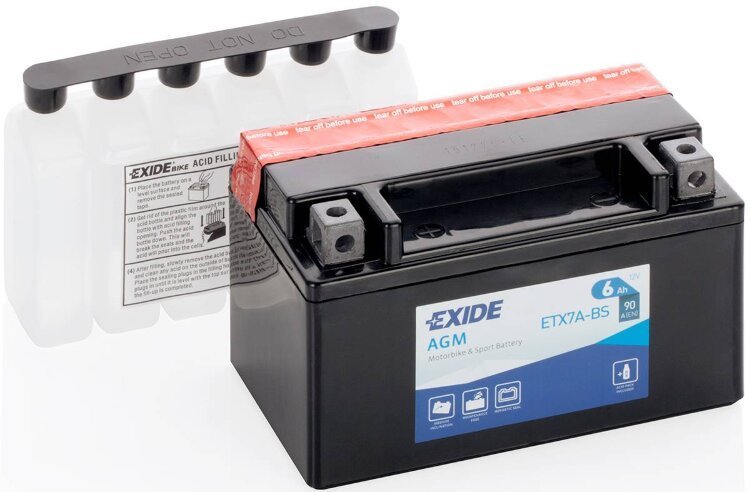 Аккумулятор EXIDE ETX7A-BS 150*87*93