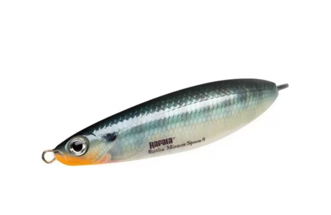 Блесна незацепляйка Rapala Minnow Rattlin Spoon 08 /BG