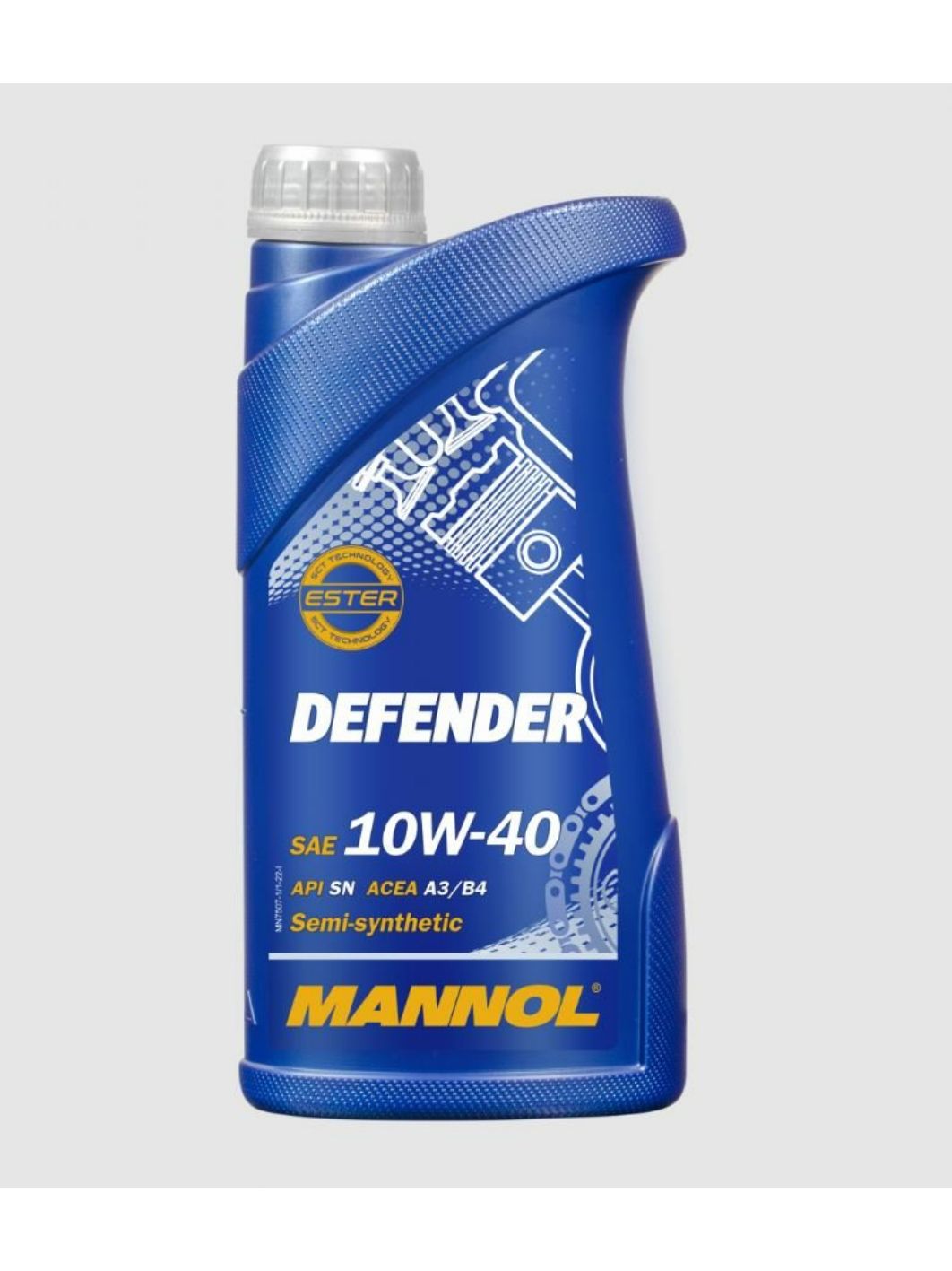 MANNOL Defender 10W40 7507 1л полусинтетическое моторное масло