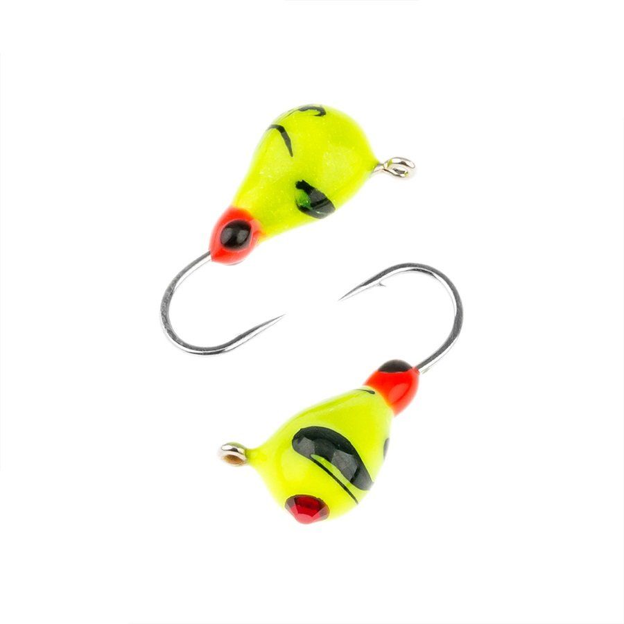 Мормышка W Spider Капля с ушком краш. 5, 0 мм 1, 90 гр. 279P обмаз. с камнем