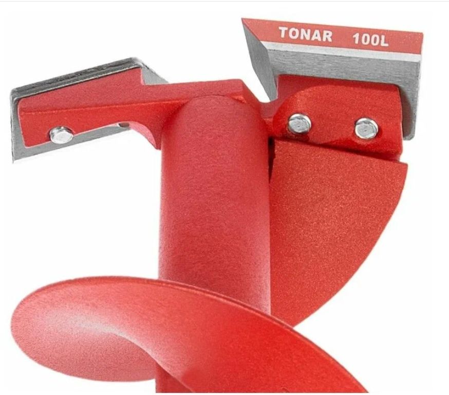 Ледобур BURAN 150R правое вращение, цельнотянутый шнек Тонар