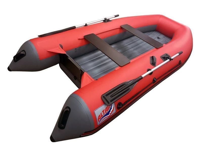Лодка ALTAIR HD-330 красно-серая