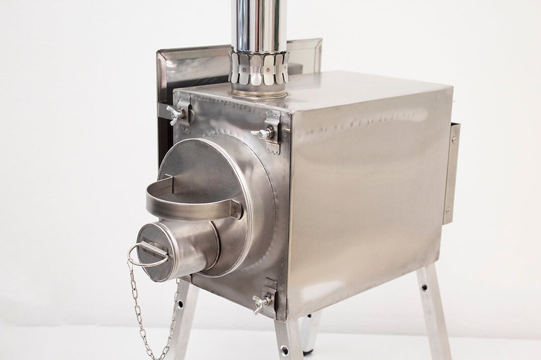 Печь Экономка малая съемные экраны Берег