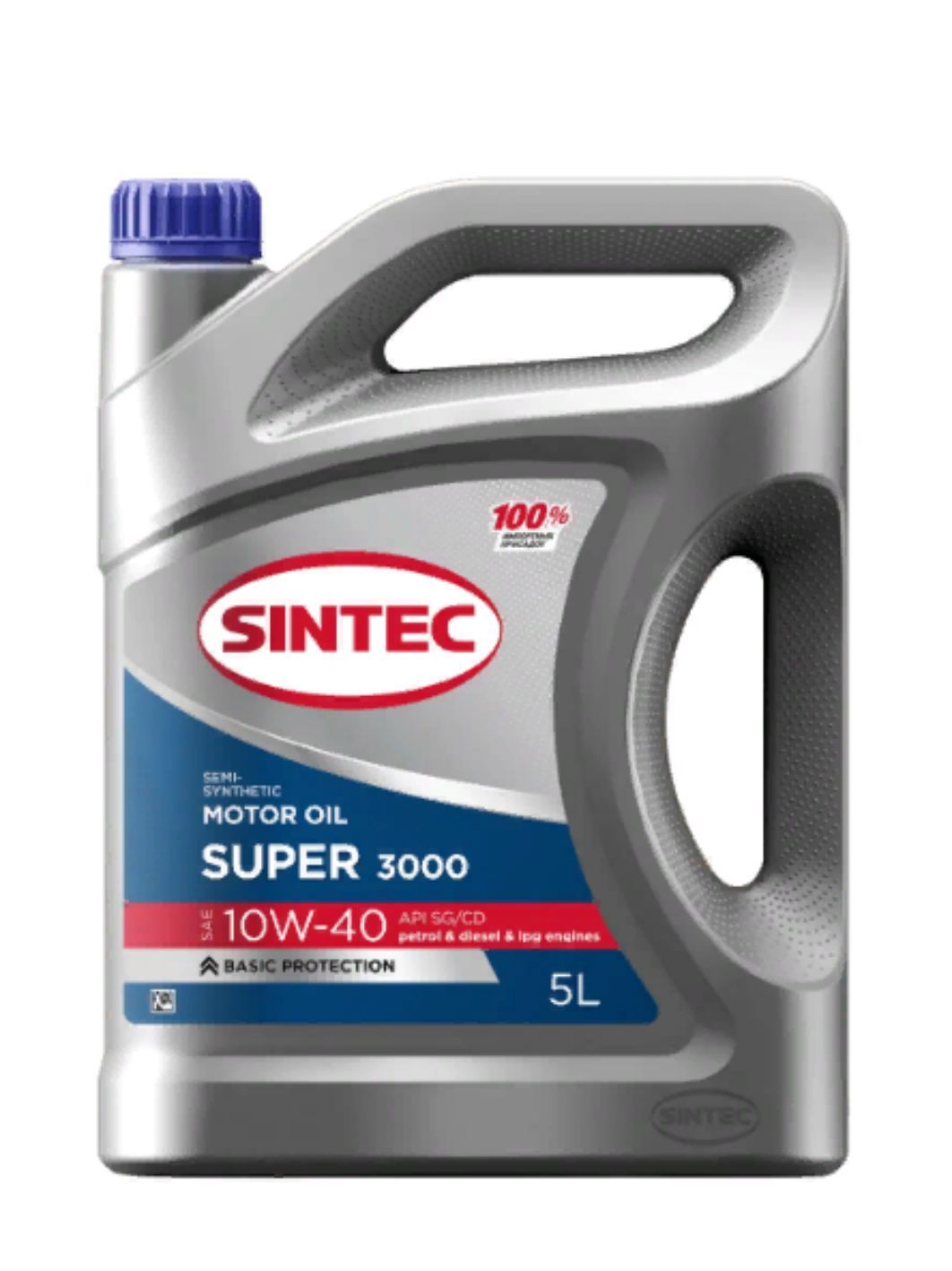 SINTEC SUPER 3000 10W40 API SG/CD 5L полусинтетическое моторное масло