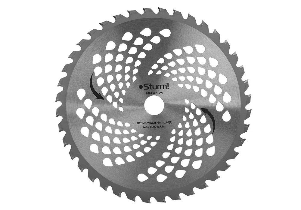 яяфреза для бензотриммеров ø255*25,4*40мм sturm! bt8952d-999