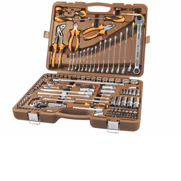 Набор инструмента универсальный 143 предмета 1/2",  1/4" OMBRA OMT143SL