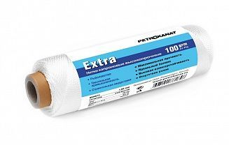 Нить капроновая Extra 100г 210 den/15 (1, 00мм) белая