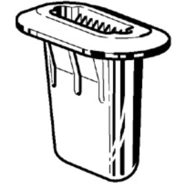 Клипса //71488/ крепления молдинга BMW Serie 5 (51138102952)