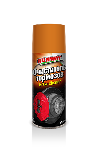 RUNWAY Очиститель тормозов 400мл аэрозоль