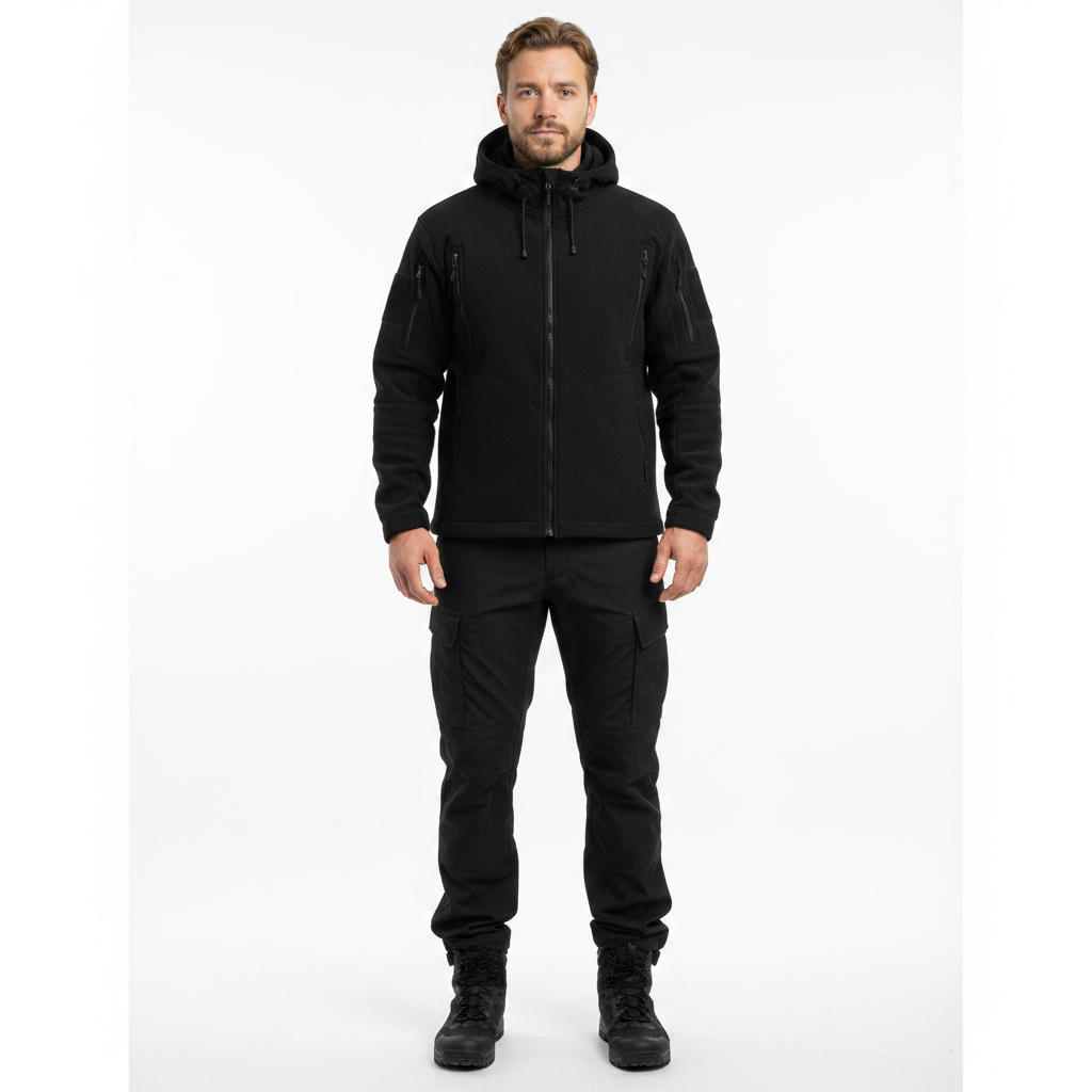 Куртка демисезонная Камелот цвет Черный ткань Polarfleece (Размер: 48-50,  Рост: 176) м