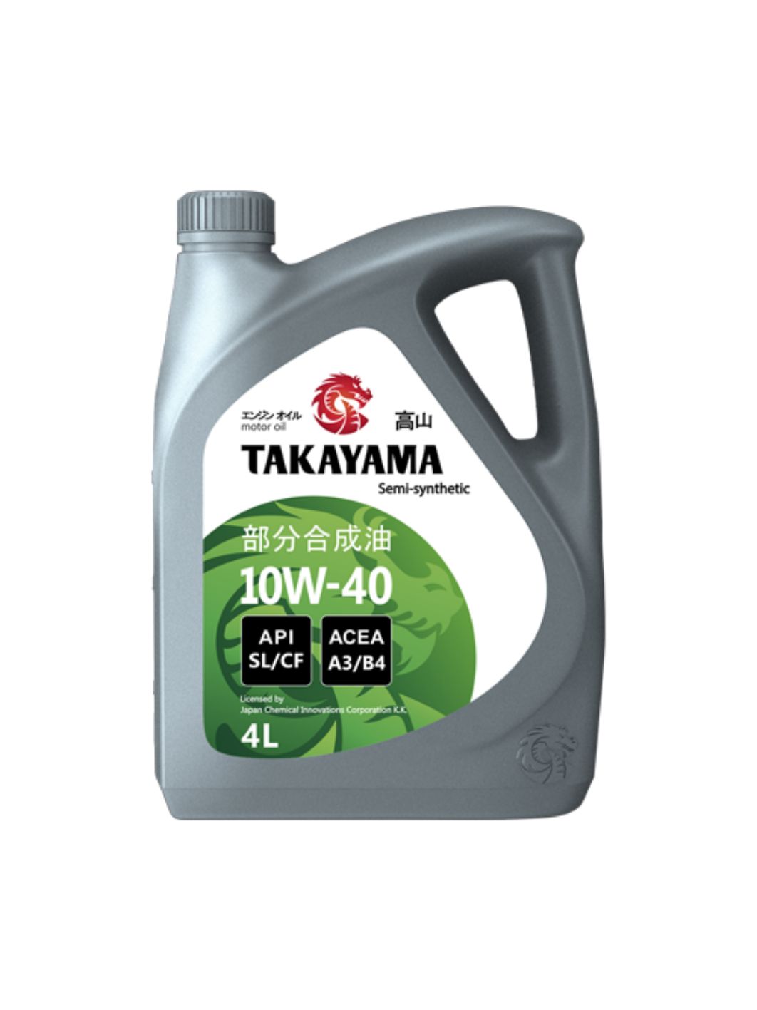 TAKAYAMA PL 10W40 API SN/СF A3/B4 4L полусинтетическое моторное масло