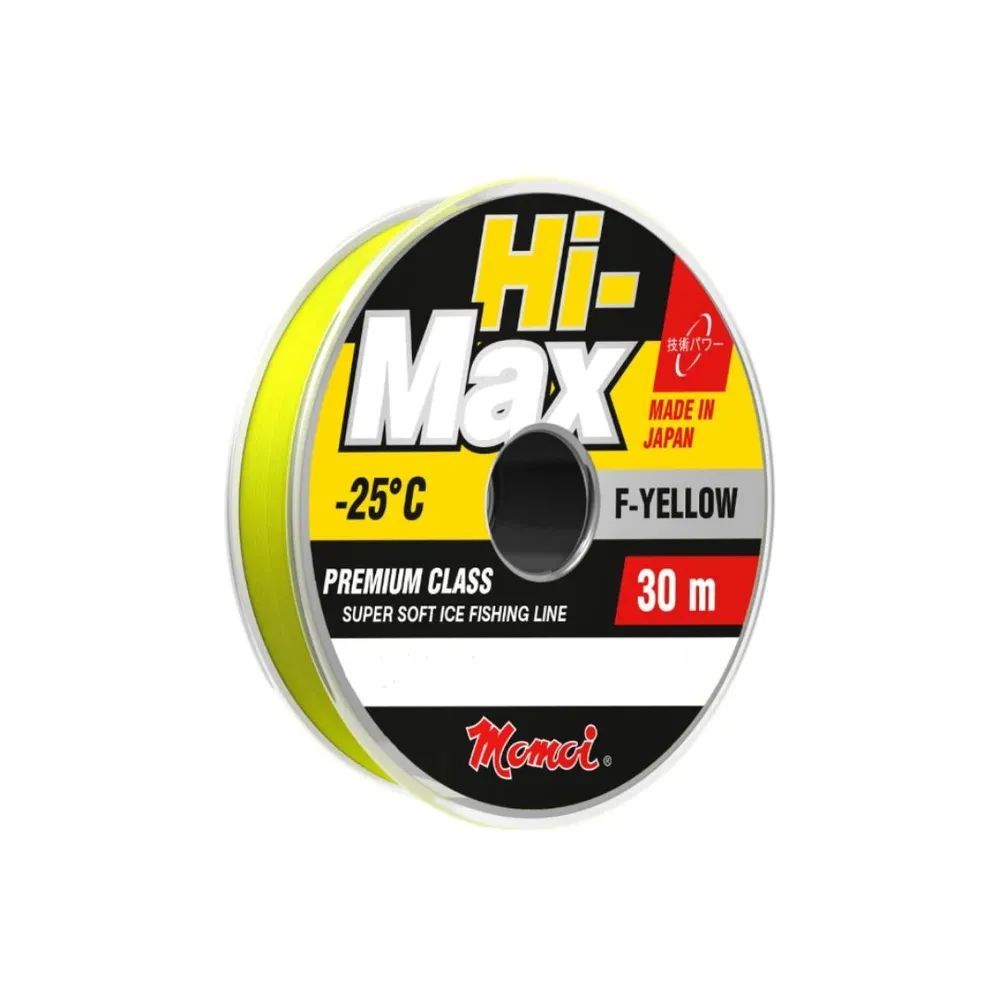 Леска зимняя Hi-Max F-Yellow 0, 25 мм, 6, 5 кг, 30 м (шт.) 