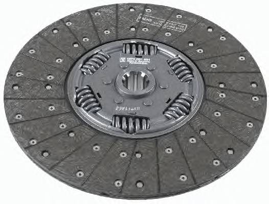 Диск сцепления ведомый ПАЗ,  МАЗ-4370,  ВАЛДАЙ,  КАМАЗ дв. Cummins (G-PART) 1878001501