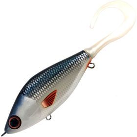 Воблер Джеркбейт Strike Pro Guppie Jr,  110 мм,  70 гр,  Загл. 0, 5м.-3, 0м.,  Тонущий,  цвет: C384F Whitefish,  WOLF COLOR,  (EG-208A#C384F)