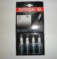 Свеча BRISK L17 ГАЗ, УАЗ дв.405, 406, 409 карбюратор (4шт./к-т) ключ на 21