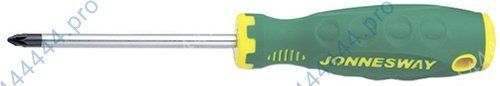 Отвертка PZ0*60 (150мм) Anti-Slip GRIP JONNESWAY D71Z060