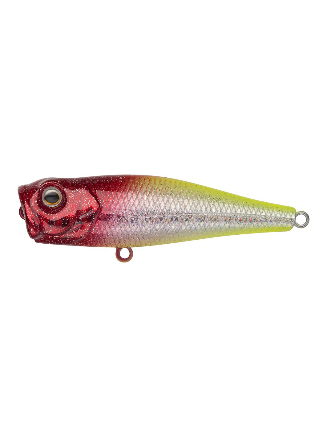 Воблер Поппер Strike Pro Bubble Pop 65,  65 мм,  8 гр,   цвет: X10-713 Clown Silver,  (EG-046#X10-713)