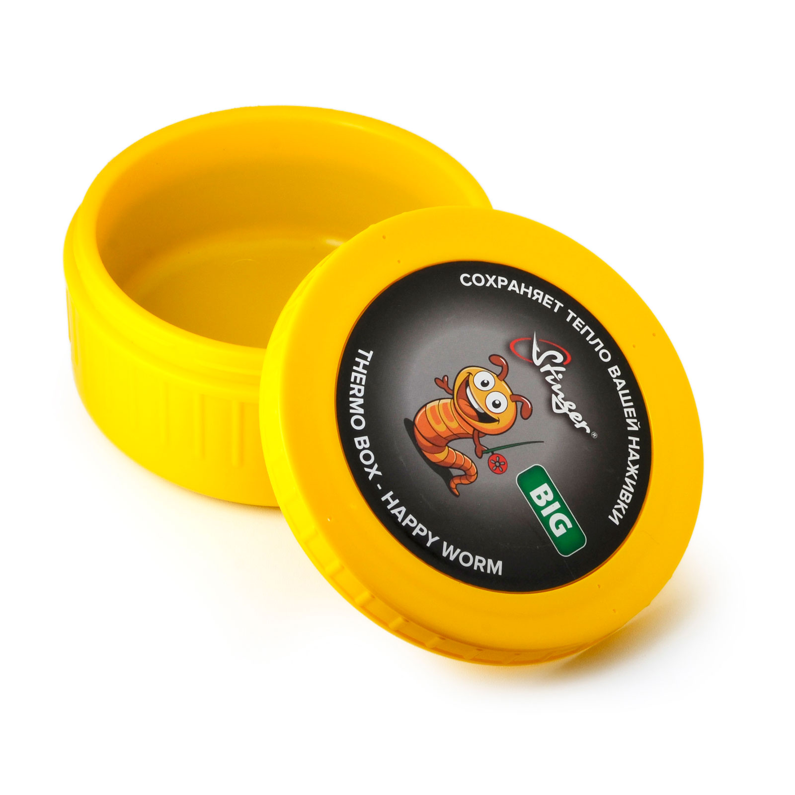 Термокоробка Stinger Happy Worm,  125мм,  желтая