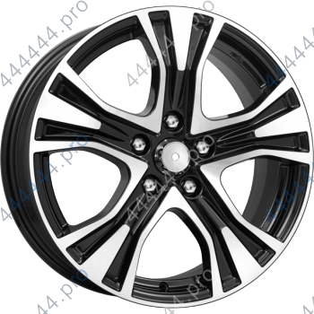 Литой диск K&K КС673 (ZV 17_Juke) 7x17/5x114.3 D66.1 ET47 алмаз черный комплект 4шт.