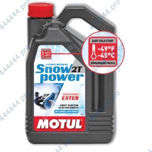 MOTUL Snowpower 2T 4L  моторное масло для снегоходов TECHNOSYNTHESE 101021/105888/106600 /Мотоотдел/