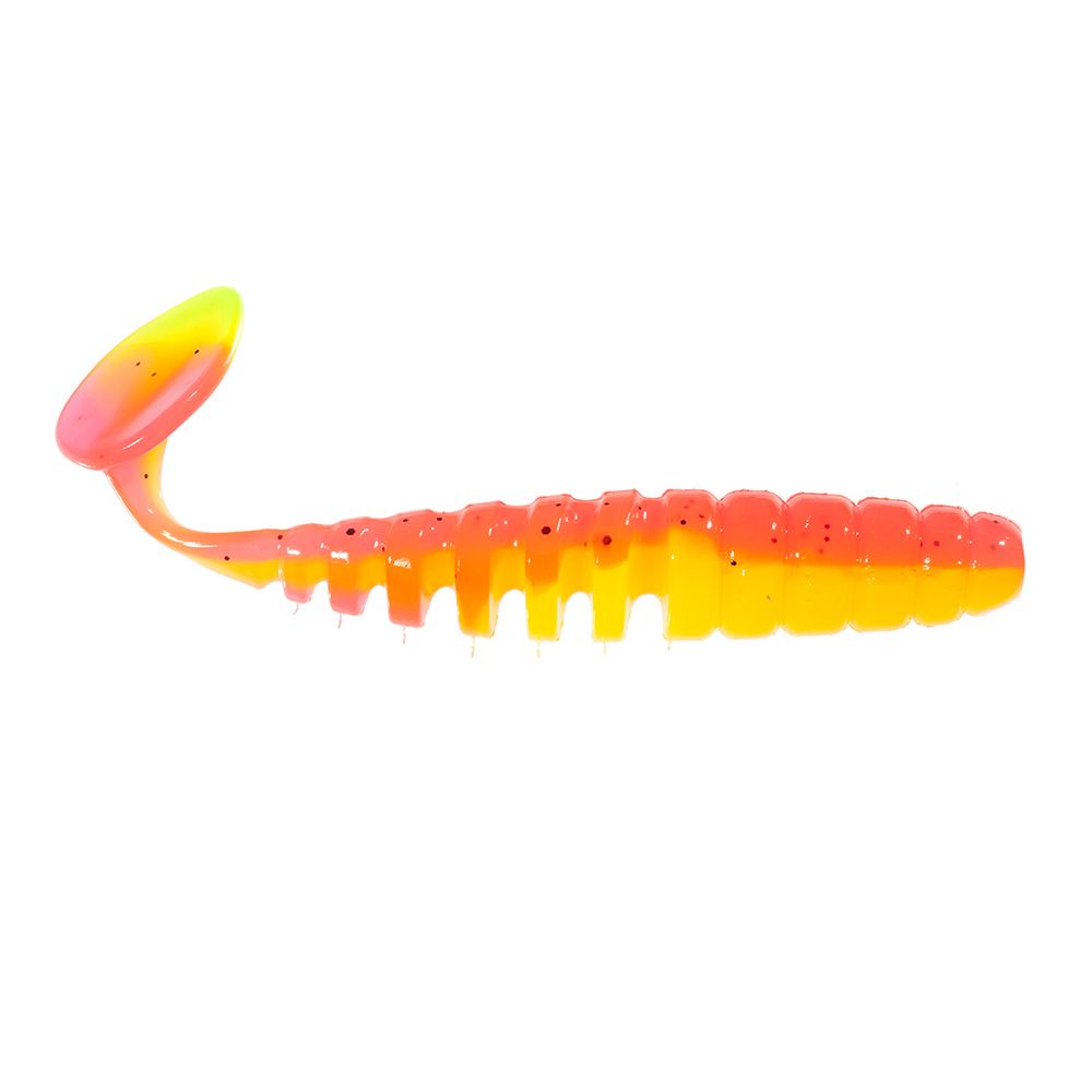 Приманка ZUB-SHAD 90мм-5шт,  (цвет 023) желто-розовый