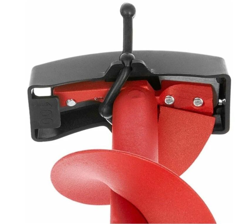 Ледобур BURAN 180R правое вращение, цельнотянутый шнек Тонар