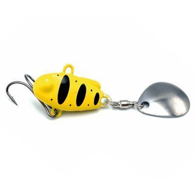 Тейл-спиннер ТС-1 15г. #07 Желтый-Серебро