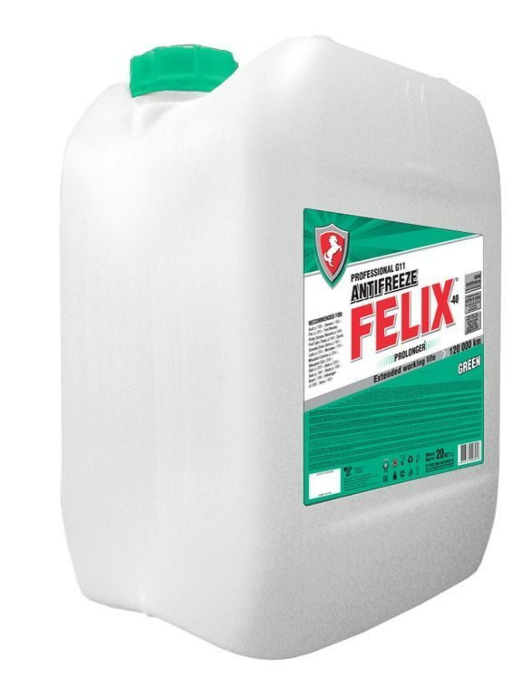 Антифриз FELIX PROLonger G-11 20л. зелёный