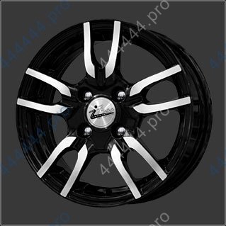Литой диск iFREE Стерлинг 5x13/4x114.3 D69.1 ET45 блэк джек комплект 4шт.