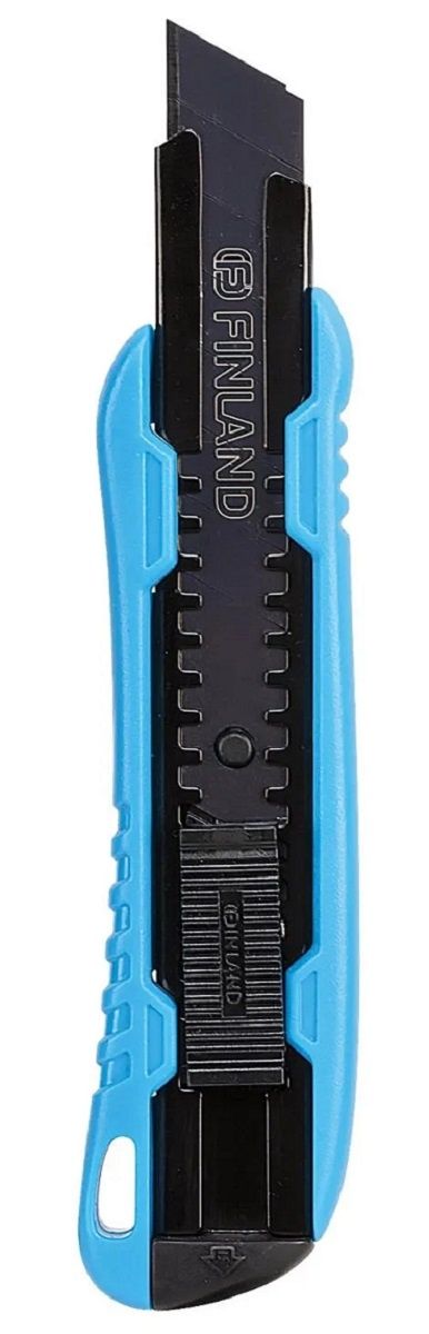 Нож технический 18мм,  пластиковый корпус FINLAND (2013)