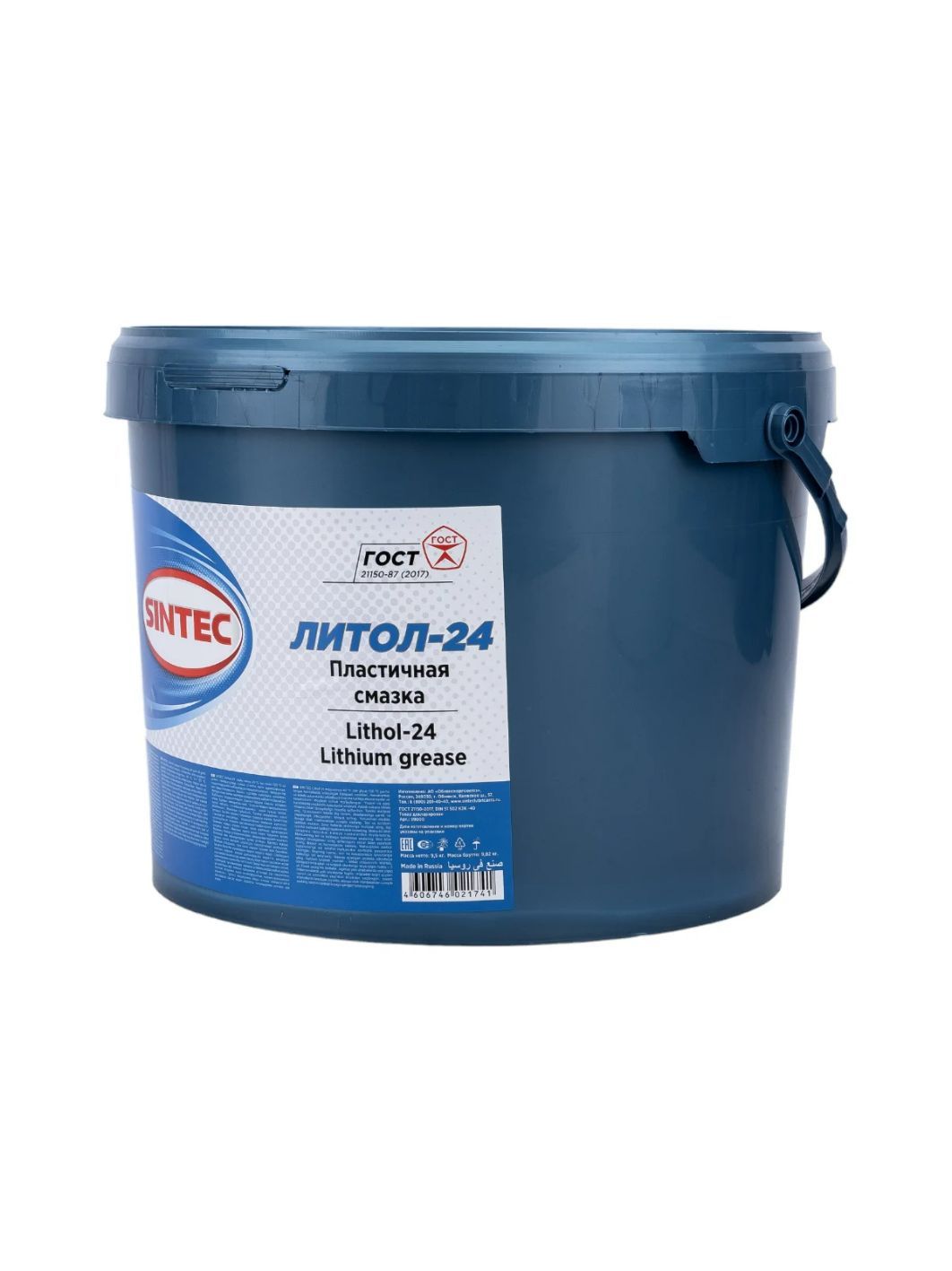 Смазка Литол-24 SINTEC  9,5кг
