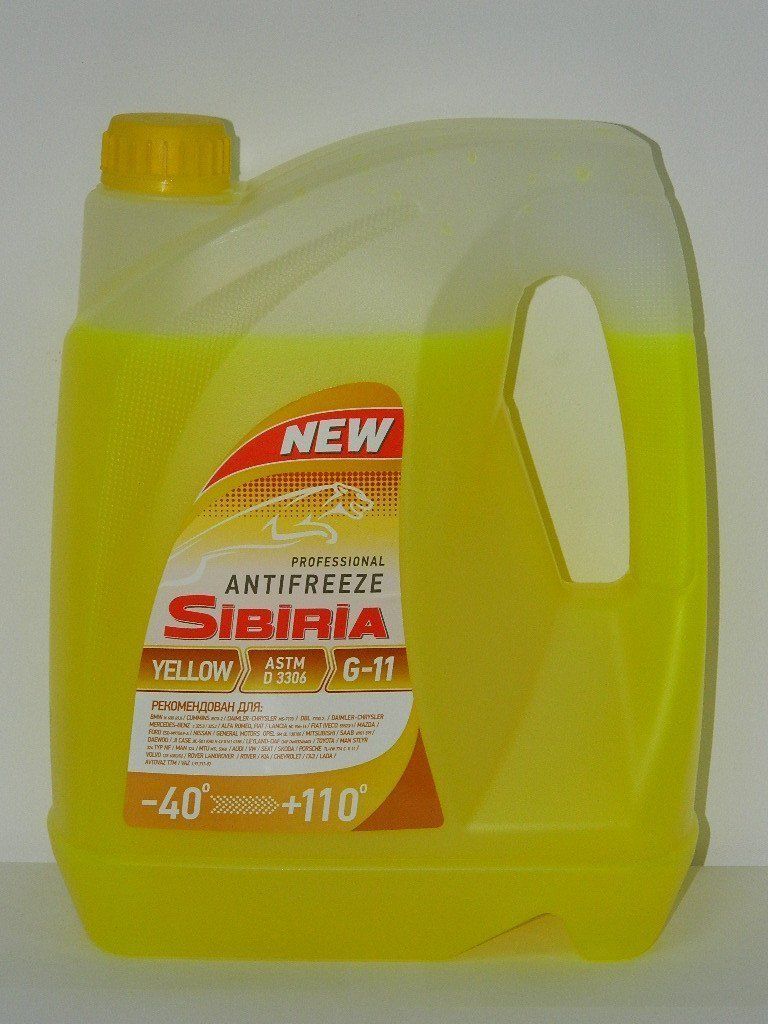 Антифриз SIBIRIA -40 G-12+ TYPE-D 5кг желтый