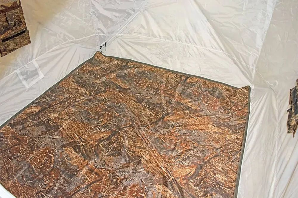 Палатка всесезонная КУБ 1.80 двухслойная Берег (с верандой-сеткой)