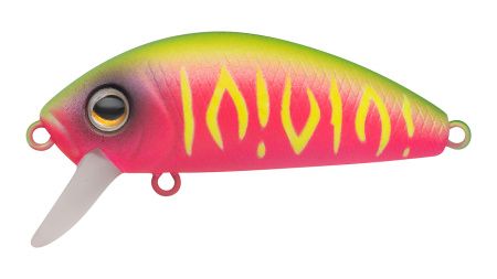 Воблер Минноу Strike Pro Mustang Minnow 45,  45 мм,  4, 5 гр,  Загл. 0, 2м.-0, 5м.,  Плавающий,  цвет: A230S Watermelon Mat Tiger,  (MG-002F#A230S)