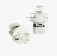Светодиод 24V W1, 2W (T5B8) белый с патроном 1LED YADA (900447) (1шт.)