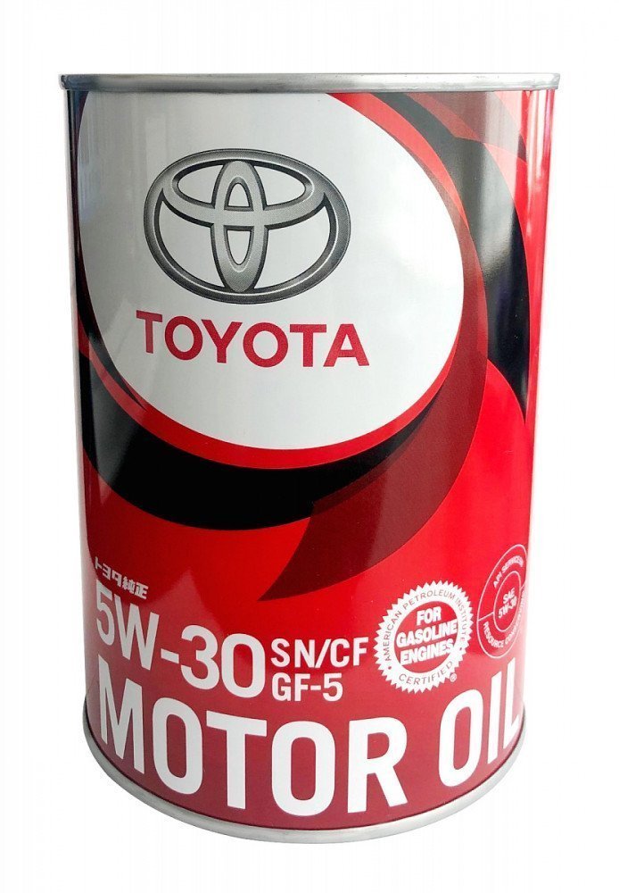 TOYOTA MOTOR OIL 5W30 SP/GF-6 1L 08880-13706 синтетическое моторное масло