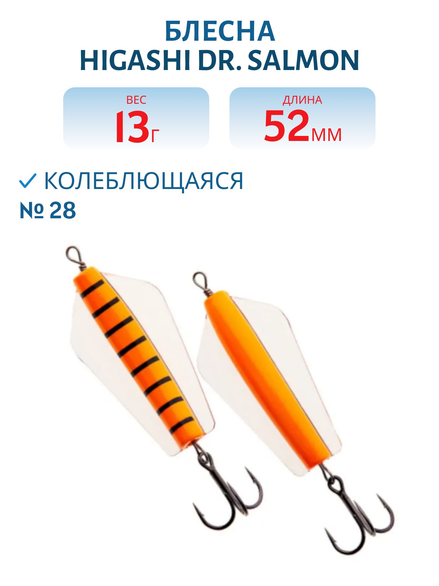 Блесна Dr. Salmon 13g (#28)