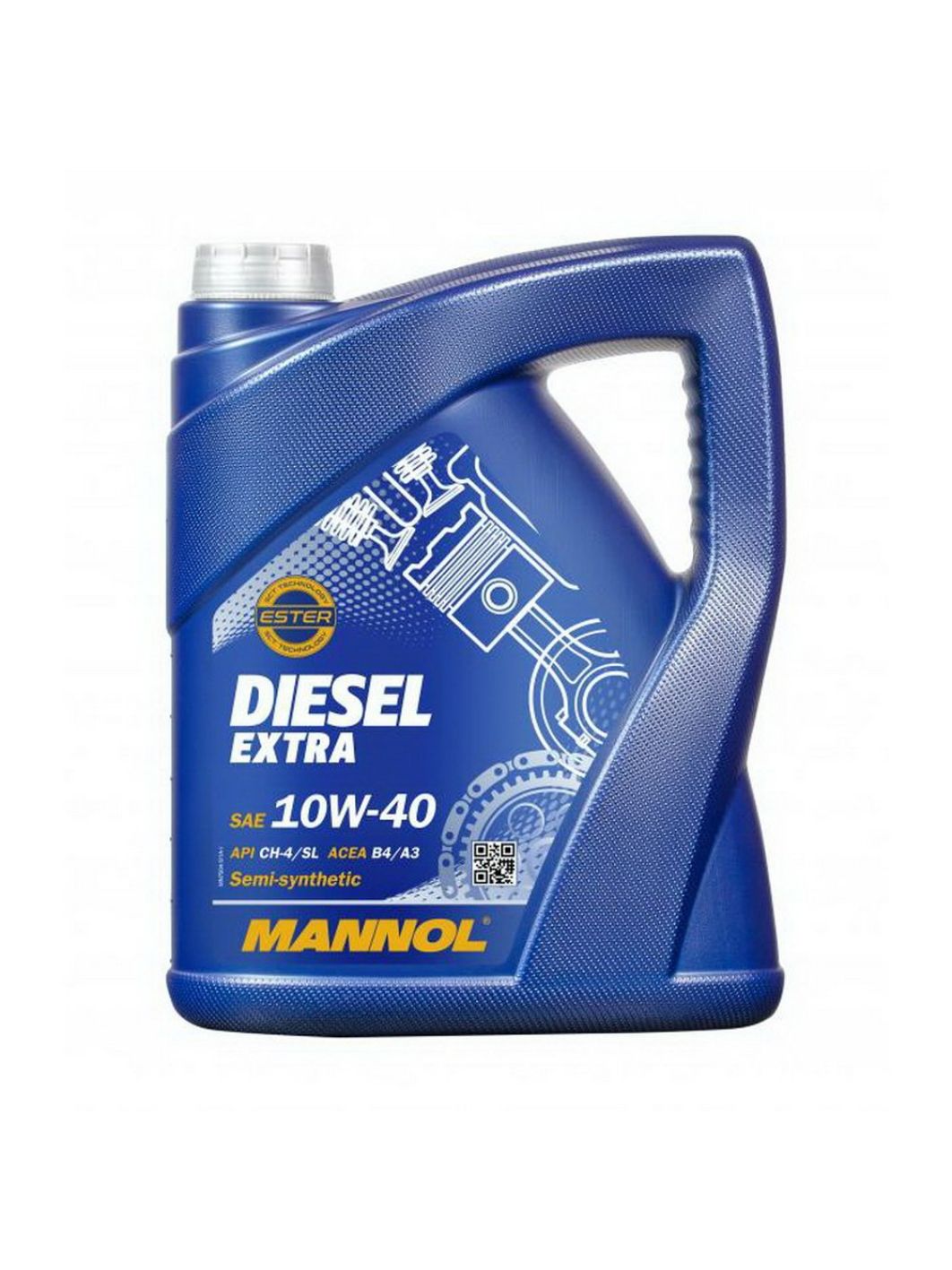 MANNOL Diesel Extra 10W40 7504 5л полусинтетическое моторное масло