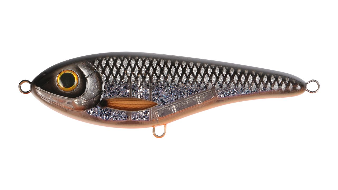 Воблер Джеркбейт Strike Pro Buster Jerk II Shallow Runner,  120 мм,  37 гр,  Загл. 0, 3м.-2, 0м.,  Медленно всплывающий,  цвет: C767 Sucker Punch,  (EG-049#C767)