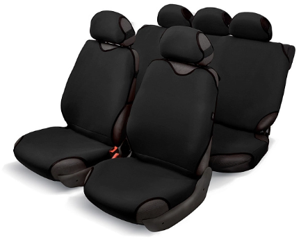 Чехлы - майки "SPRINT" полный,  черный (к-т)