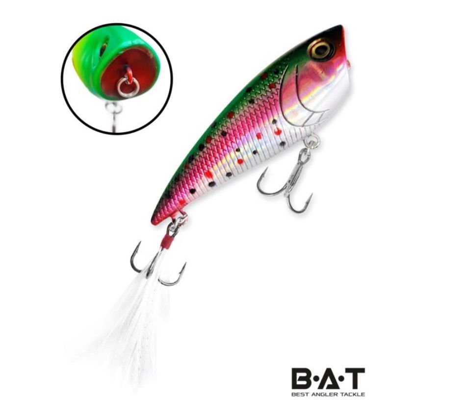 Воблер BAT Crow Pop ВТ059 (70 mm.; 7 g.; TopWater) # B115
