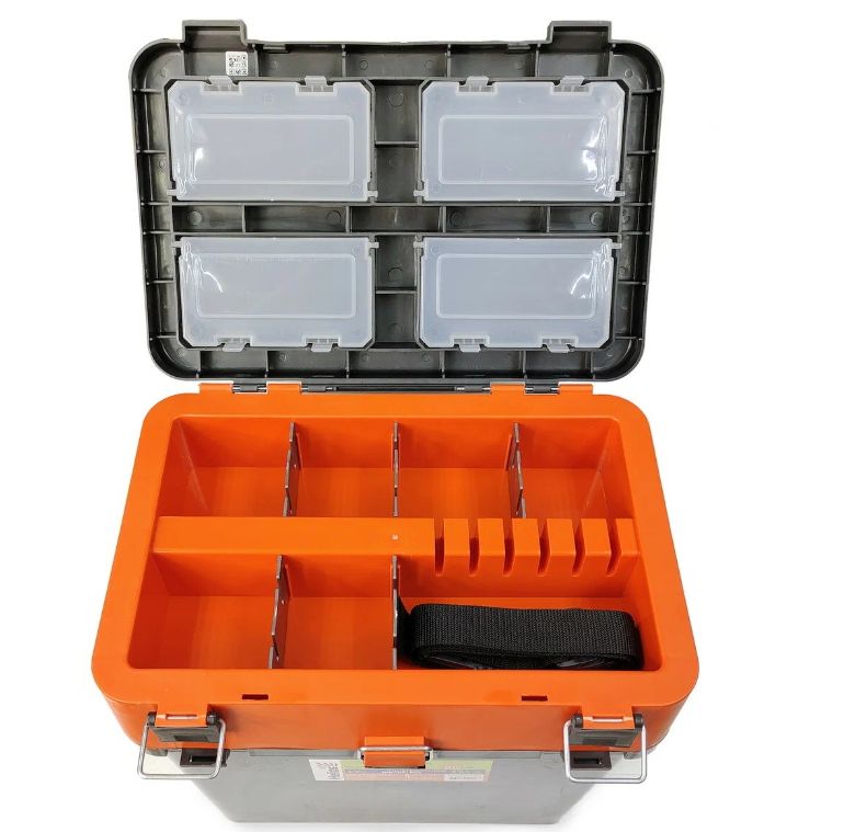 Ящик зимний "FishBox" (19л) оранжевый Helios