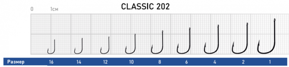 Крючок Dunaev Classic 202 # 6