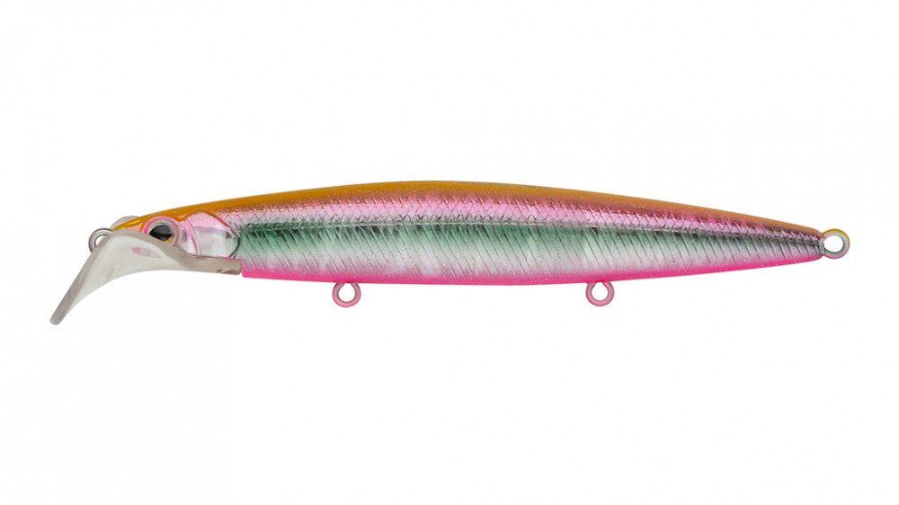 Воблер Минноу Strike Pro Scooter Minnow 110F,  110 мм,  11, 8 гр,  Загл. 1, 5м.-2, 5м.,  Плавающий,  цвет: SIN042-SBO,  (EG-186F#SIN042-SBO)