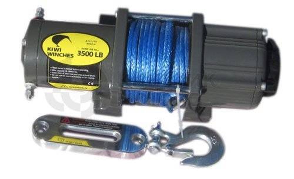 Лебедка KIWI WINCHES  синтетический трос Lbs 3500 (1586кг)