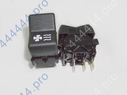 Клавиша отопителя ГАЗ-24 П147-03.11 (3 конт.)