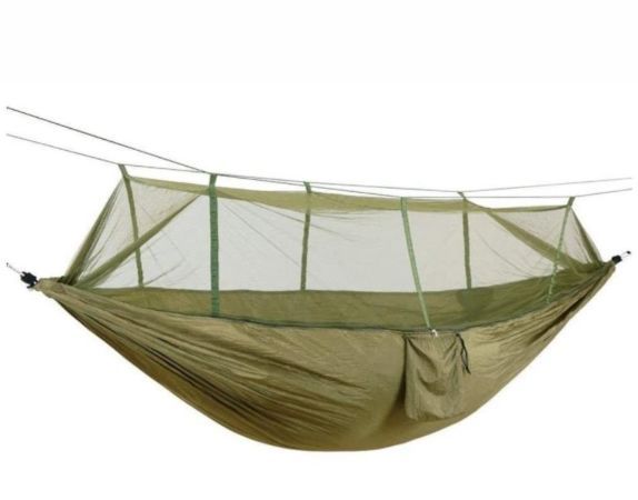 Гамак без планок 140х260см с москитной сеткой нейлон 210T NISUS