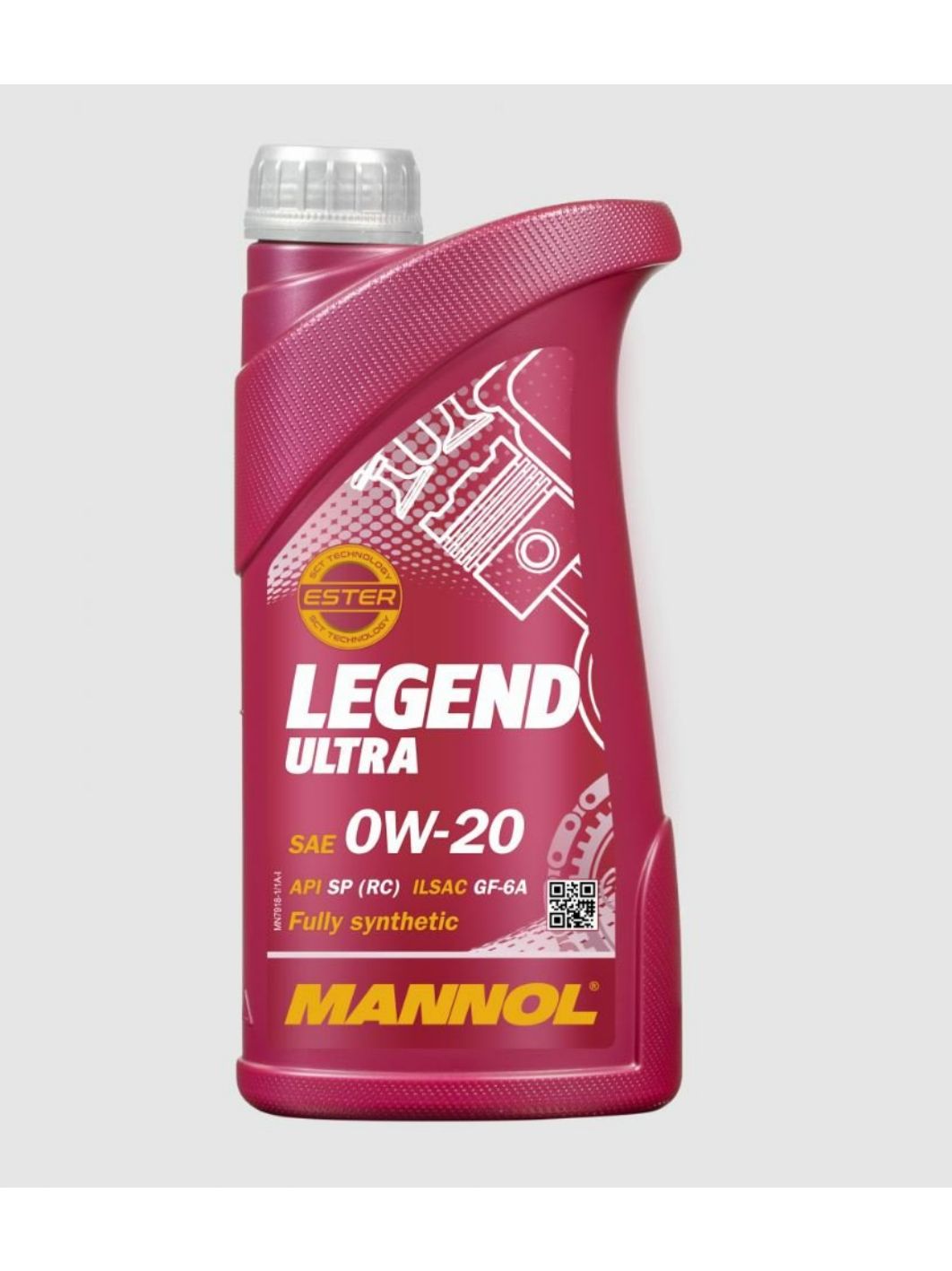 MANNOL Legend Ultra 0W20 7918 1л синтетическое моторное масло
